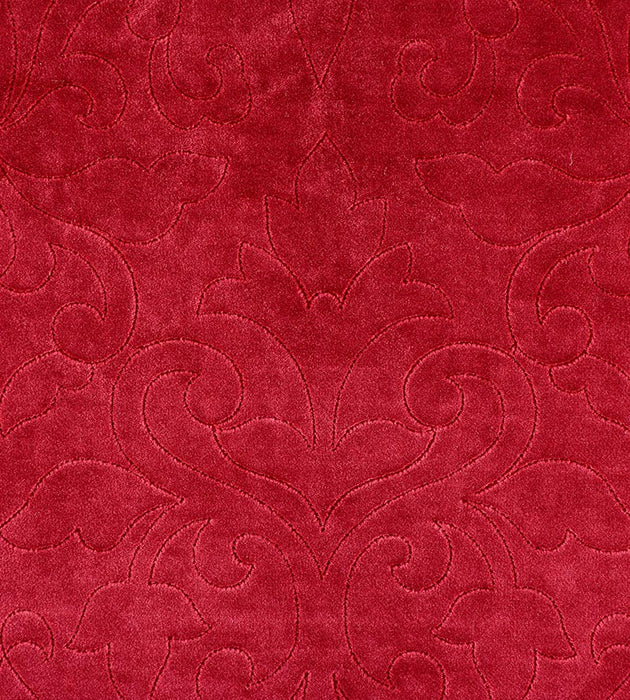 Christian Fischbacher Classic Velvet Cerise Fabric Sample CH06620222