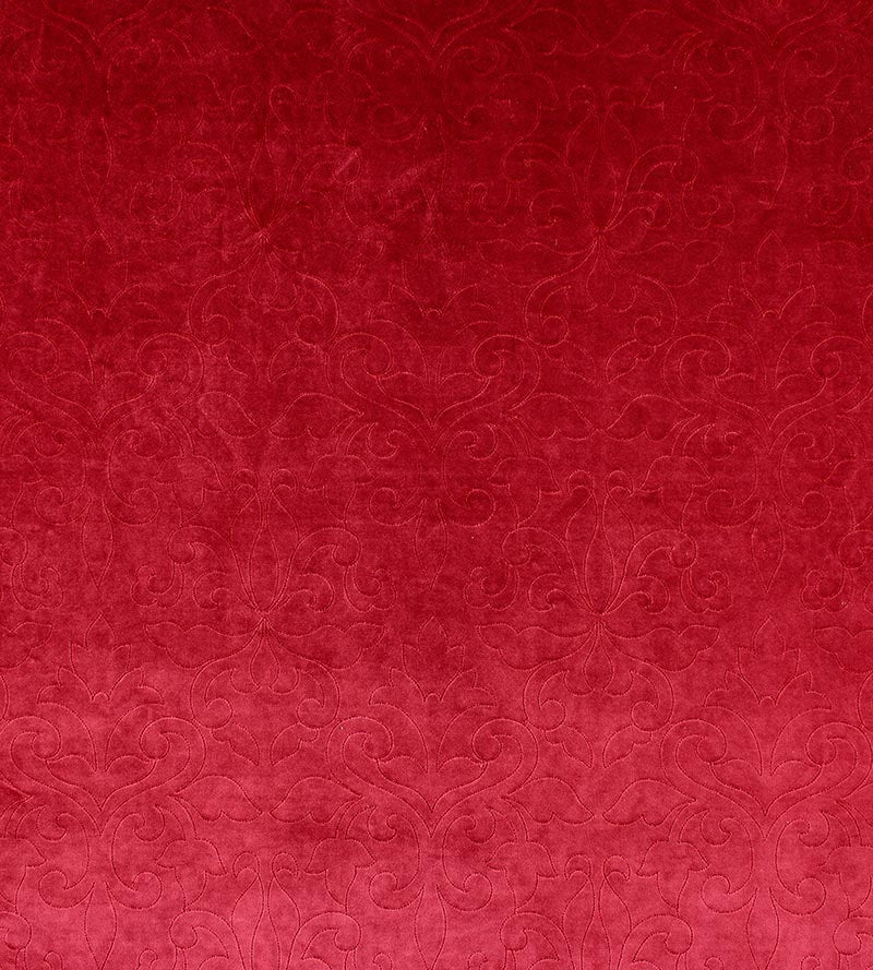 Christian Fischbacher Classic Velvet Cerise Fabric Sample CH06620222