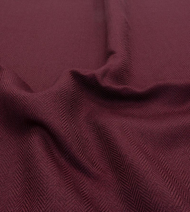 Christian Fischbacher Aretha Burgundy Fabric Sample CH27820222