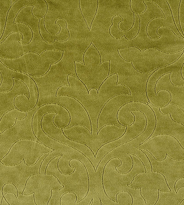 Christian Fischbacher Classic Velvet Avocado Fabric Sample CH06620224