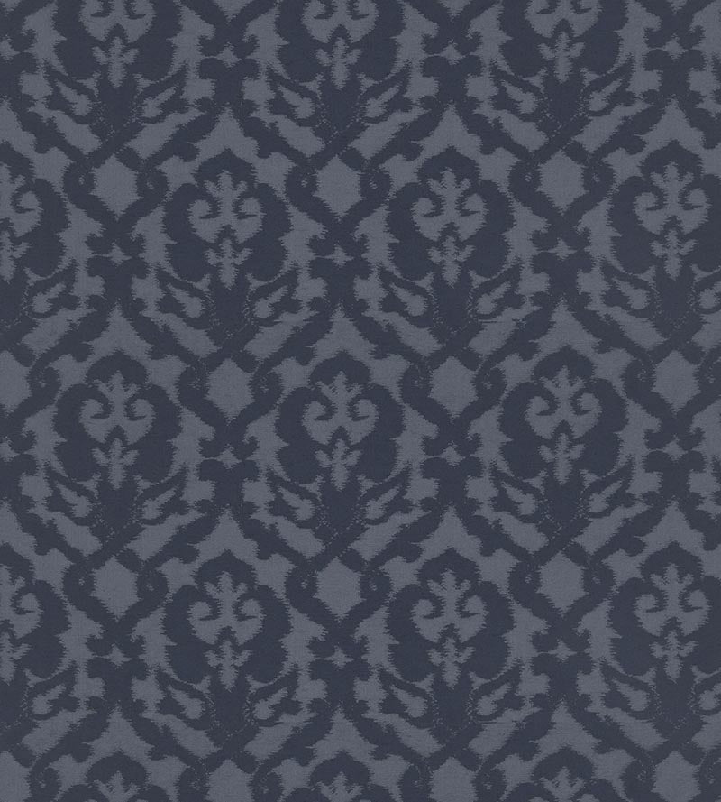 Christian Fischbacher Pompadour Indigo Fabric Sample CH44720225