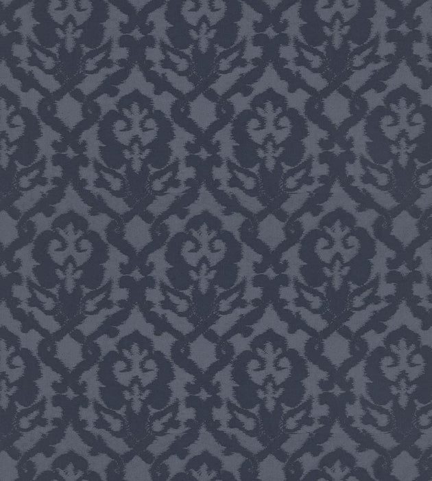 Christian Fischbacher Pompadour Indigo Fabric Sample CH44720225