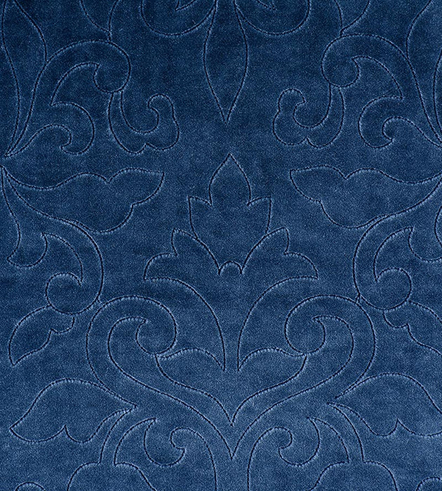 Christian Fischbacher Classic Velvet Navy Fabric Sample CH06620231