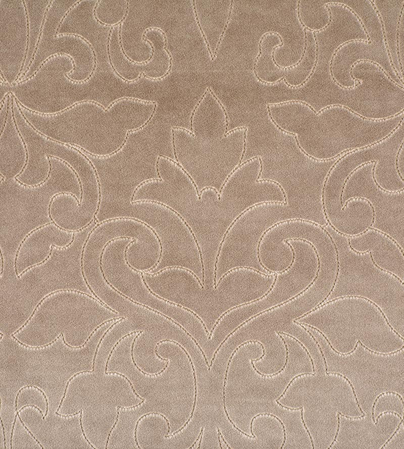 Christian Fischbacher Classic Velvet Taupe Fabric Sample CH06620247