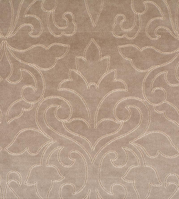 Christian Fischbacher Classic Velvet Taupe Fabric Sample CH06620247