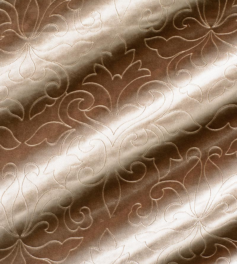 Christian Fischbacher Classic Velvet Taupe Fabric Sample CH06620247