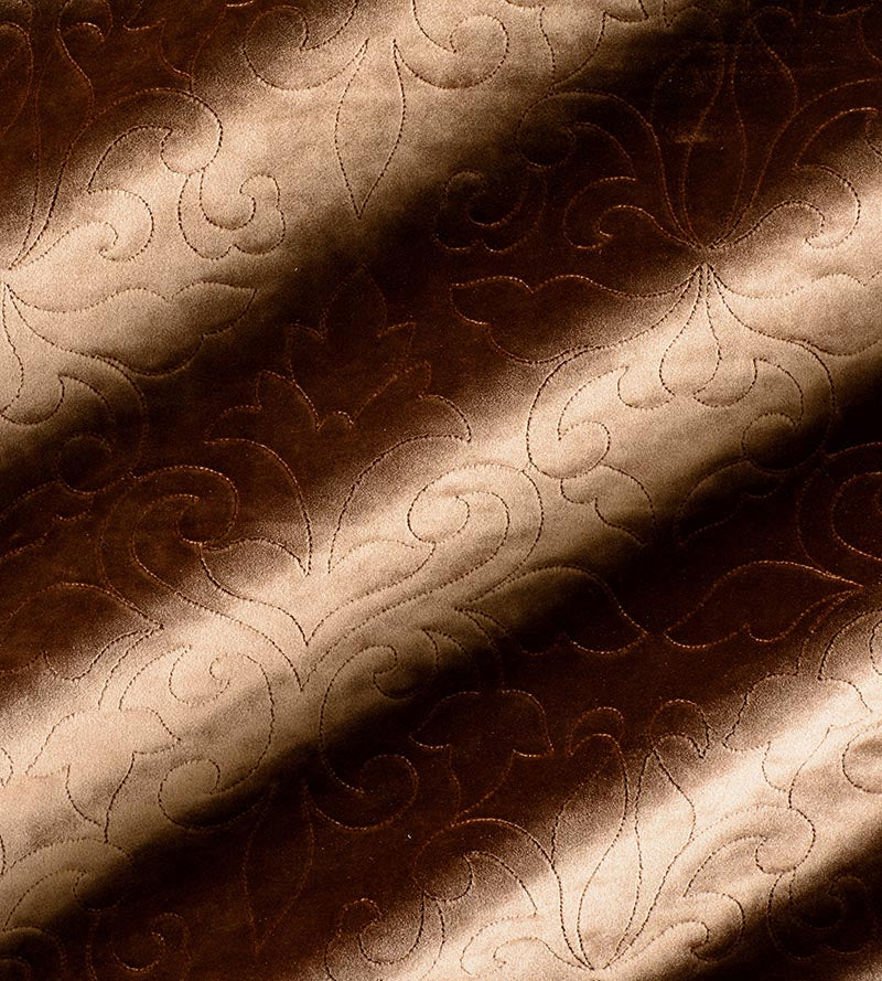 Christian Fischbacher Classic Velvet Branch Fabric Sample CH06620267