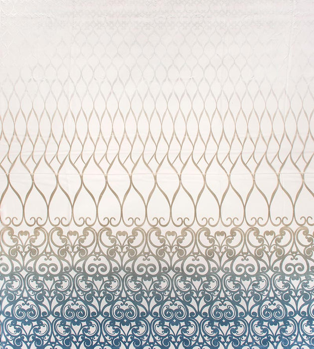 Christian Fischbacher Teatro Khaki Cadet Fabric Sample CH06530301