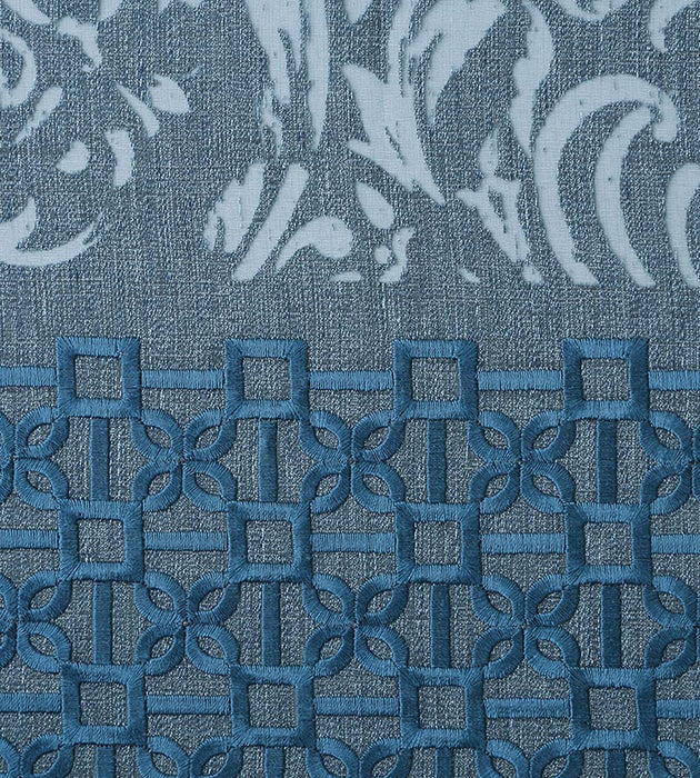 Christian Fischbacher Super Star Indigo Fabric Sample CH07430301