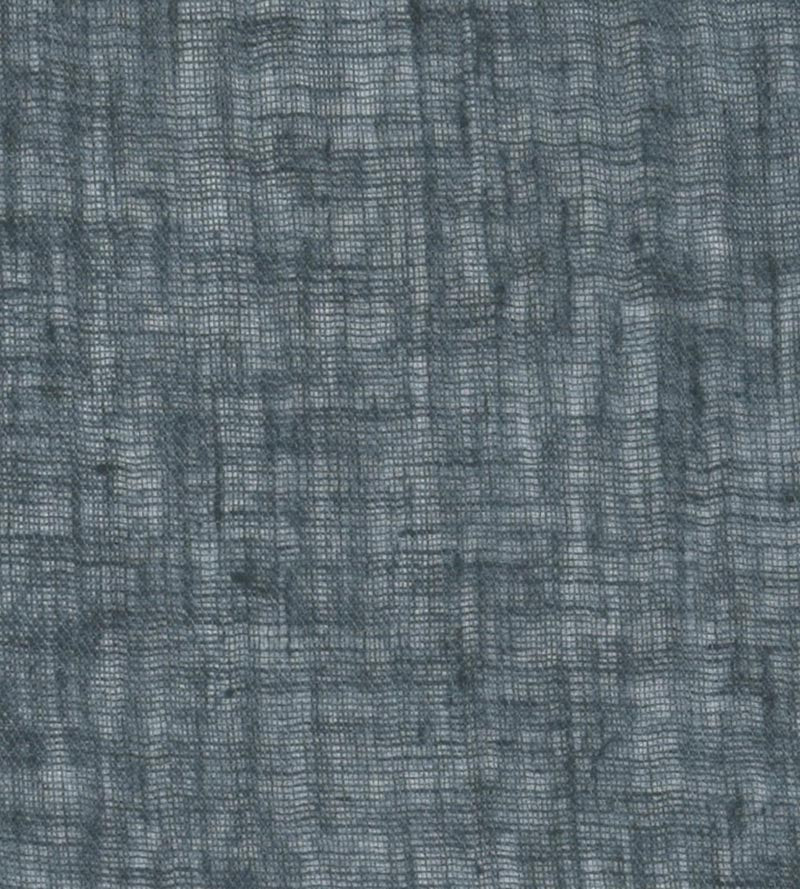 Christian Fischbacher Lino Elegant Denim Fabric Sample CH27130311
