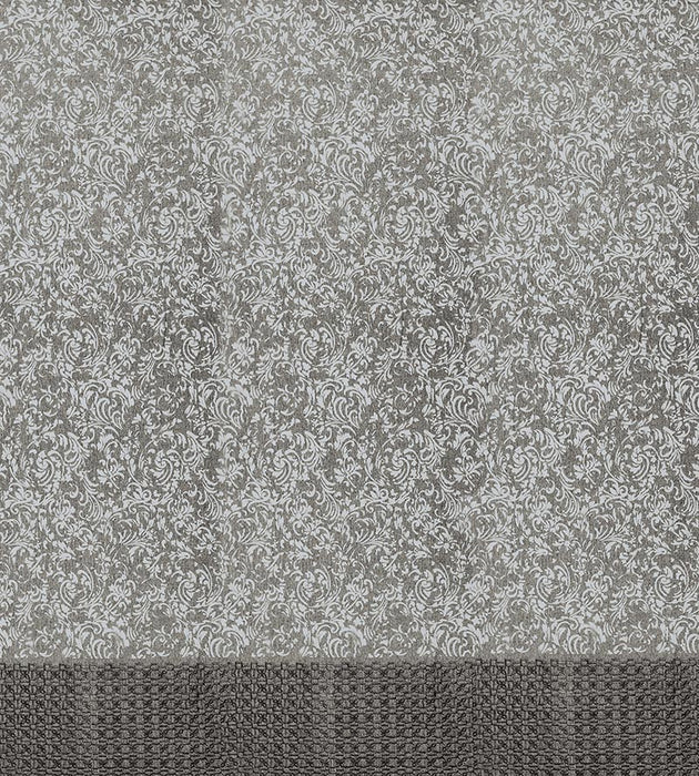 Christian Fischbacher Super Star Graphite Fabric Sample CH07430317
