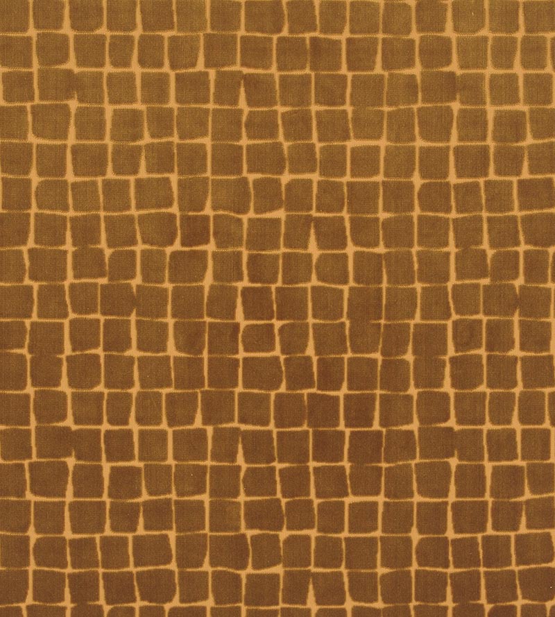 Christian Fischbacher Allegro Fr Caramel Fabric Sample CH14510403