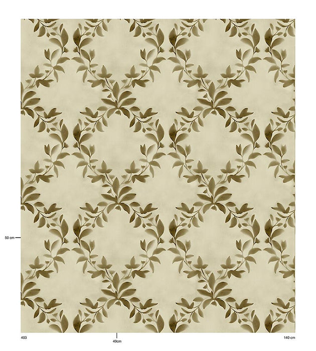 Christian Fischbacher Season Soft Gold Fabric Sample CH46040403