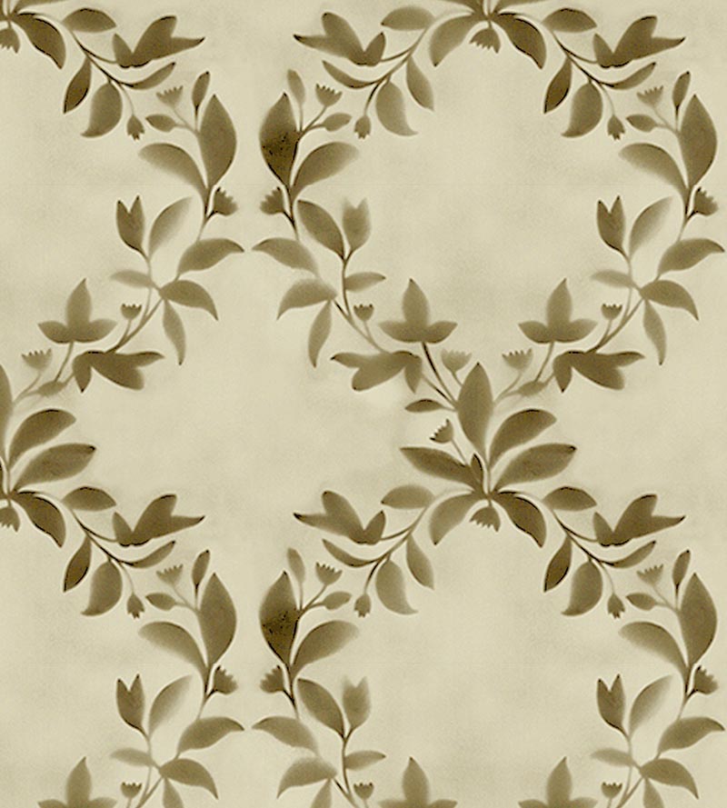 Christian Fischbacher Season Soft Gold Fabric Sample CH46040403