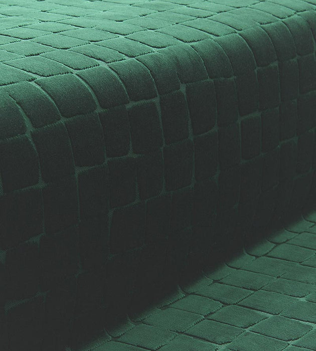 Christian Fischbacher Allegro Fr Emerald Fabric Sample CH14510404