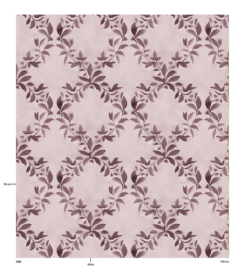 Christian Fischbacher Season Lilac Fabric Sample CH46040408