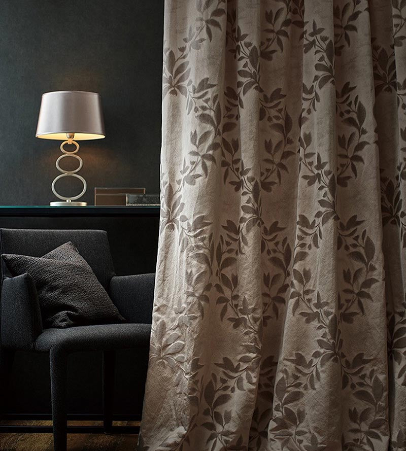 Christian Fischbacher Season Dusk Fabric Sample CH46040417