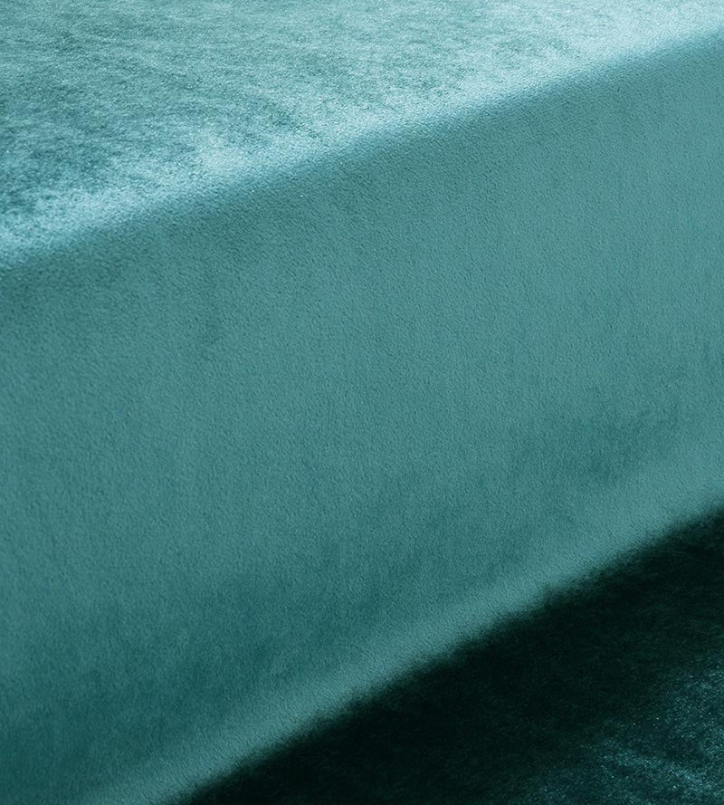 Christian Fischbacher Vitus Dark Teal Fabric Sample CH44040419