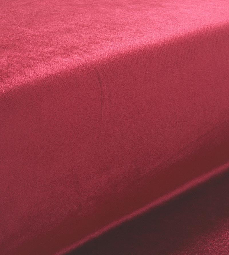 Christian Fischbacher Vitus Scarlet Fabric Sample CH44040422