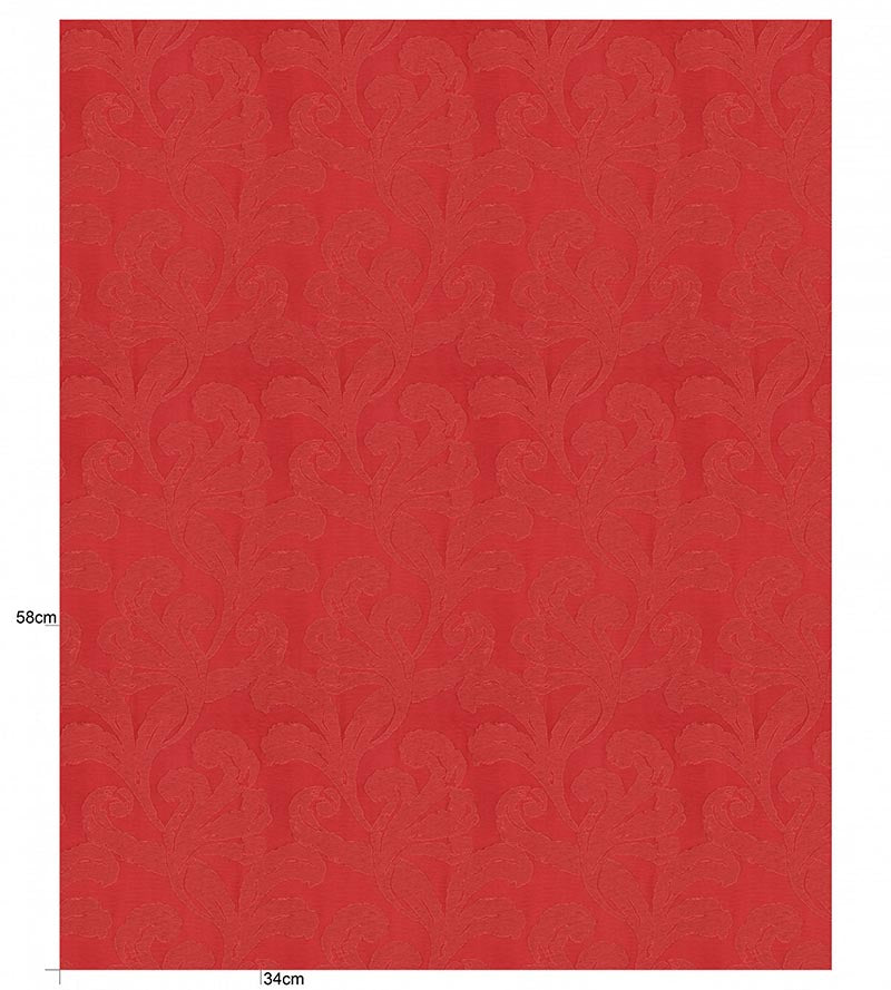 Christian Fischbacher Mon Amour Crimson Fabric CH10720502