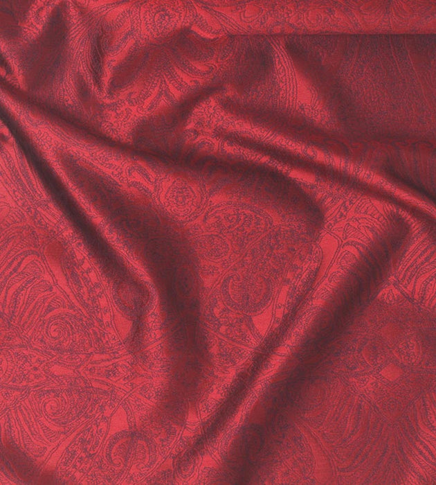 Christian Fischbacher Persian Nights Scarlet Fabric Sample CH44650502