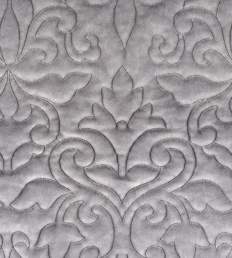 Christian Fischbacher Velbrode Steel Fabric Sample CH06550505