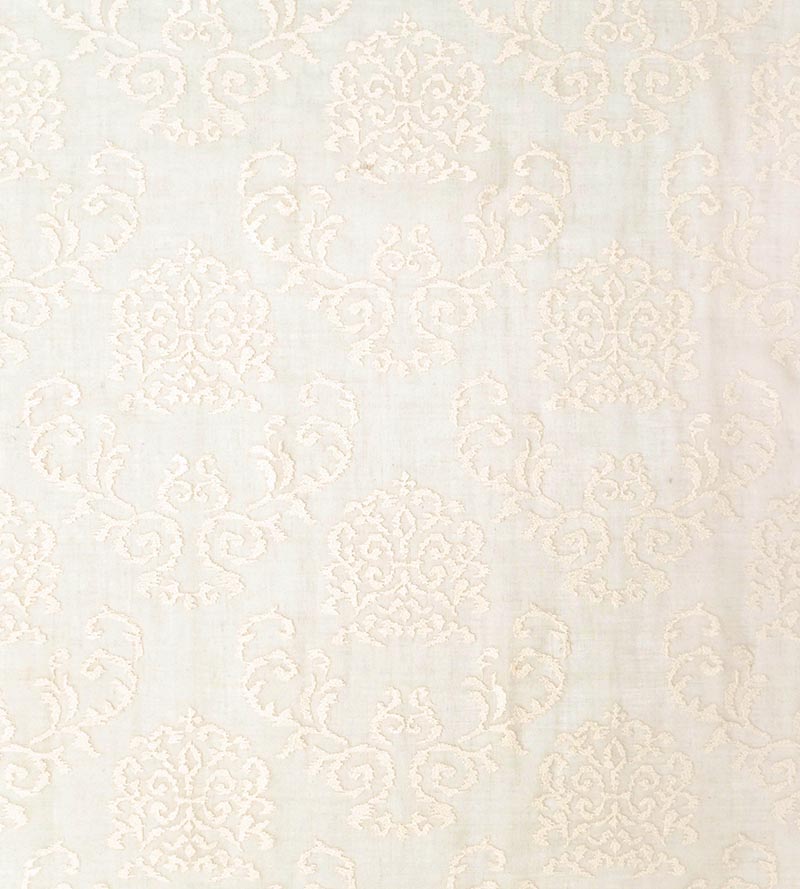 Christian Fischbacher Ricciolino Cream Fabric Sample CH06250507