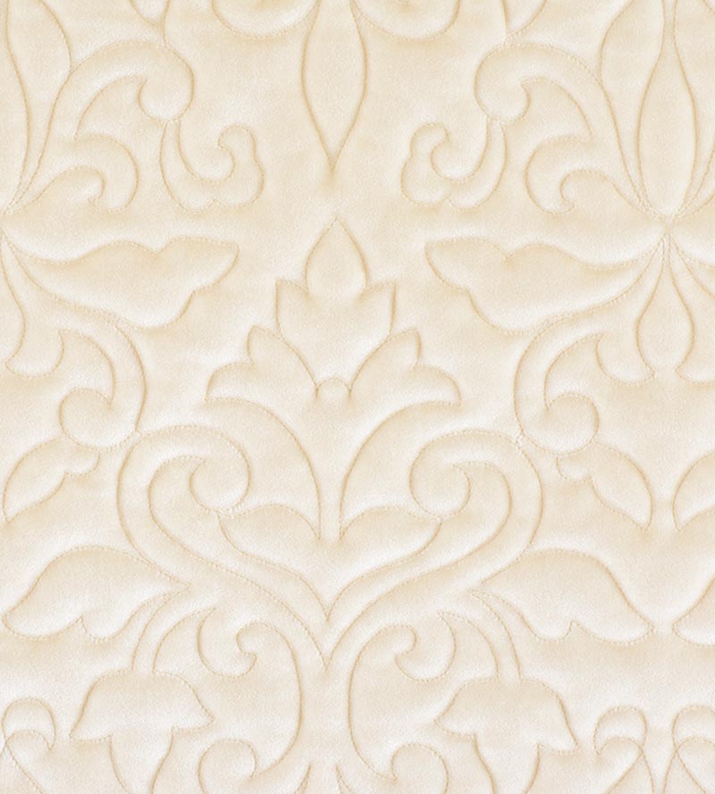 Christian Fischbacher Velbrode Cream Fabric Sample CH06550507