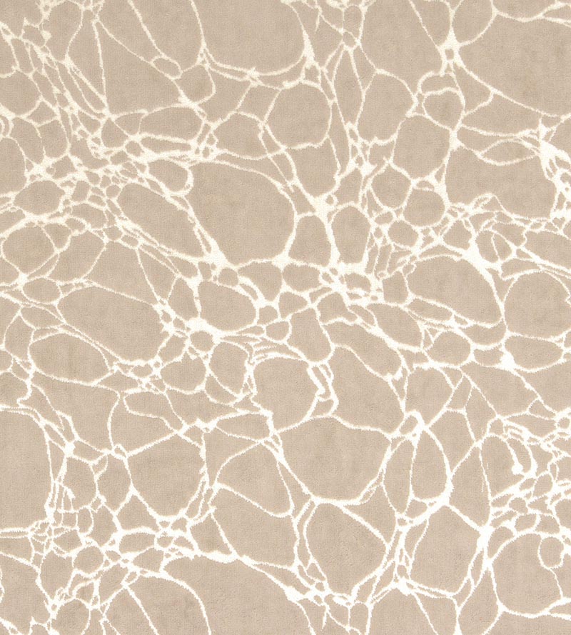 Christian Fischbacher Velvet Marble Taupe Fabric Sample CH44850507