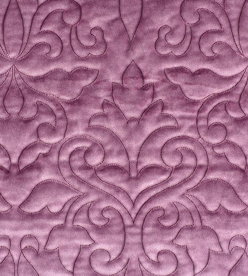 Christian Fischbacher Velbrode Amethyst Fabric Sample CH06550508