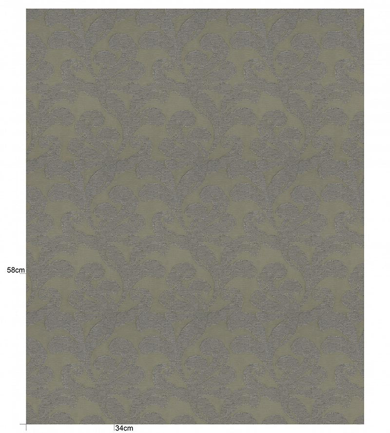 Christian Fischbacher Mon Amour Smoke Fabric Sample CH10720515