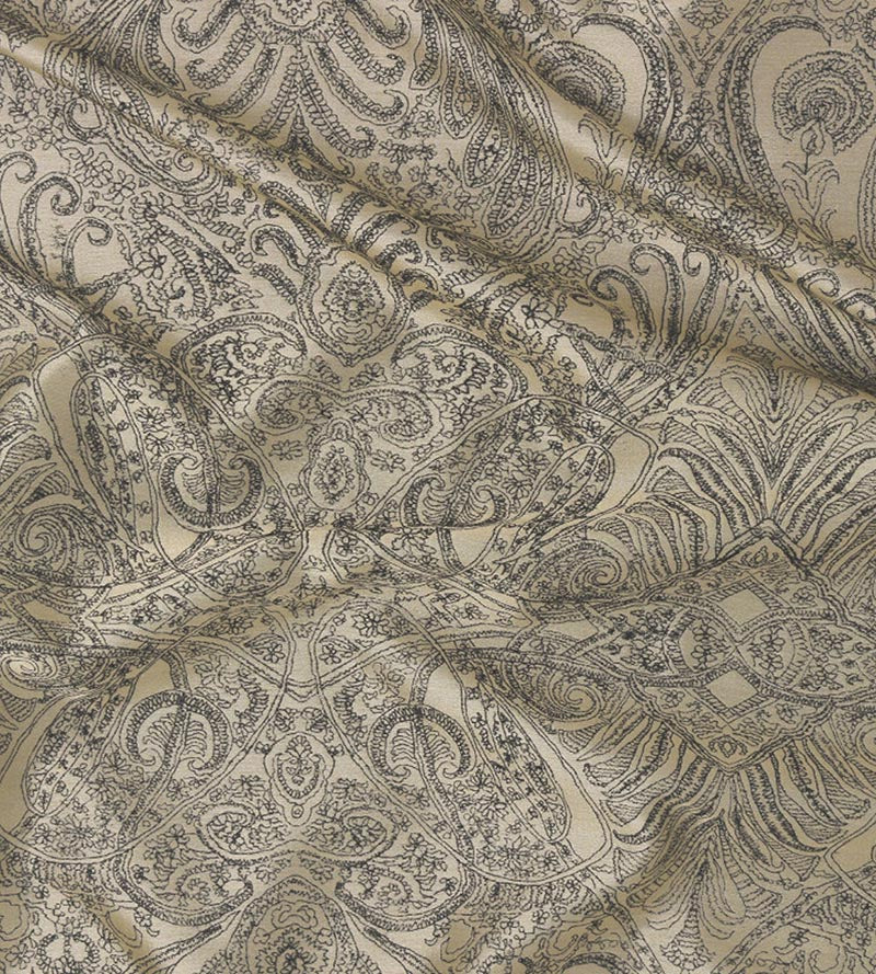 Christian Fischbacher Persian Nights Taupe Fabric Sample CH44650517