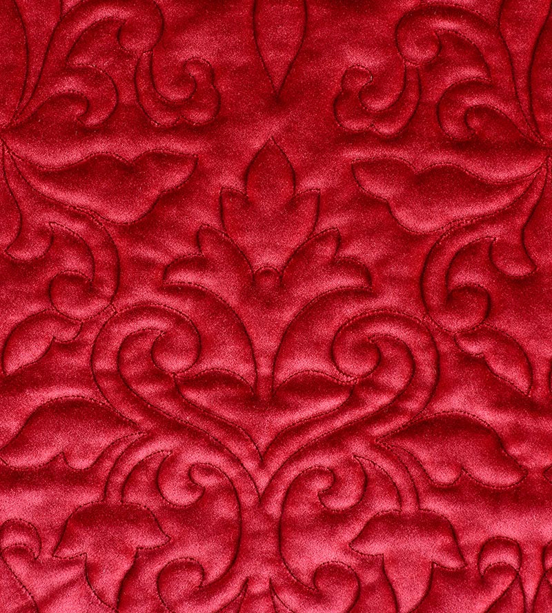 Christian Fischbacher Velbrode Cerise Fabric Sample CH06550522