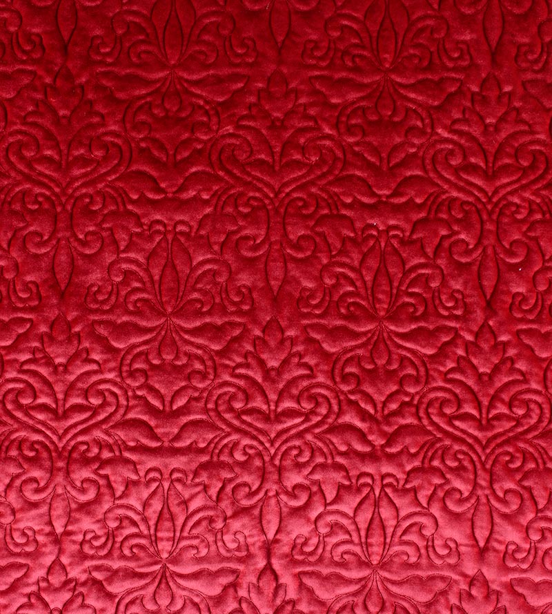 Christian Fischbacher Velbrode Cerise Fabric CH06550522