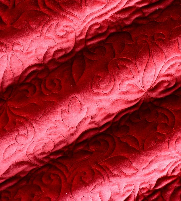Christian Fischbacher Velbrode Cerise Fabric CH06550522