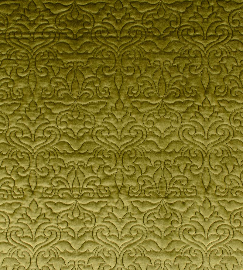 Christian Fischbacher Velbrode Avocado Fabric CH06550524