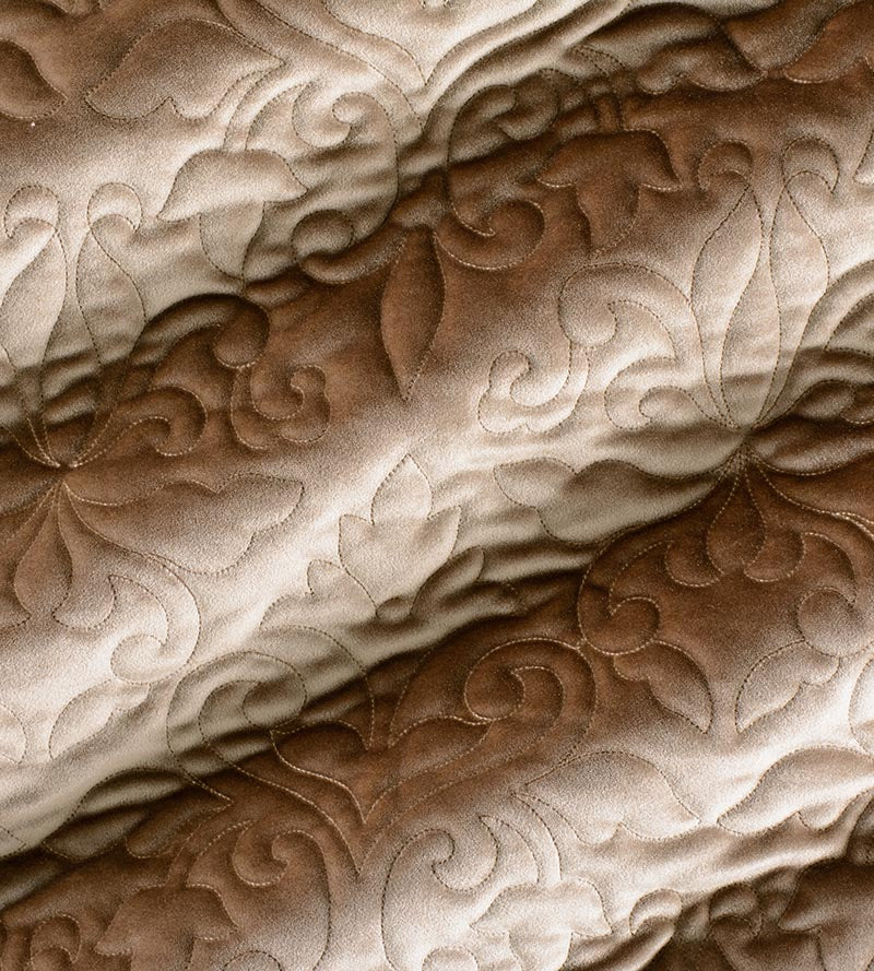 Christian Fischbacher Velbrode Taupe Fabric Sample CH06550547