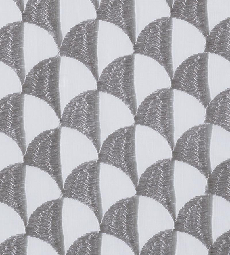 Christian Fischbacher Tesoro Silver Fabric Sample CH43270705