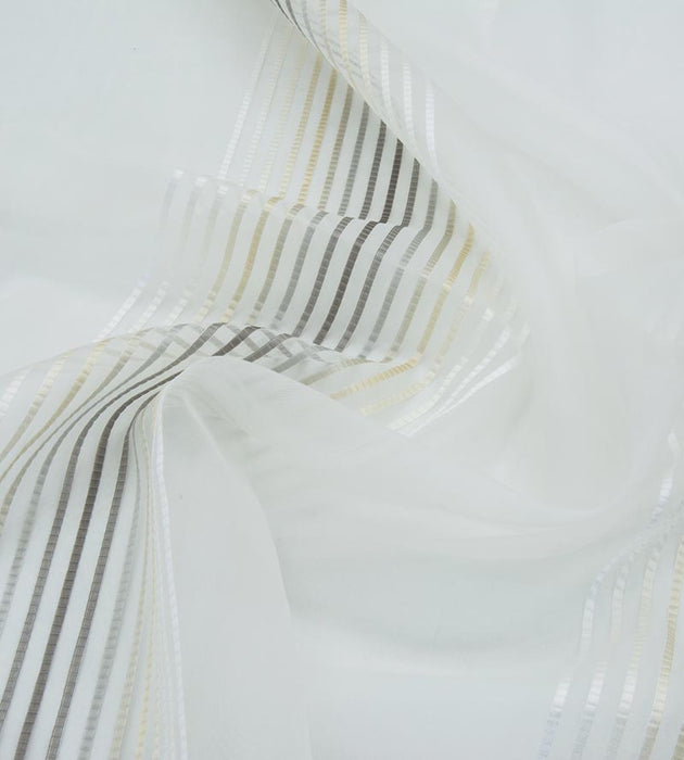 Christian Fischbacher Spectrum Ii Ecru Fabric Sample CH46170707