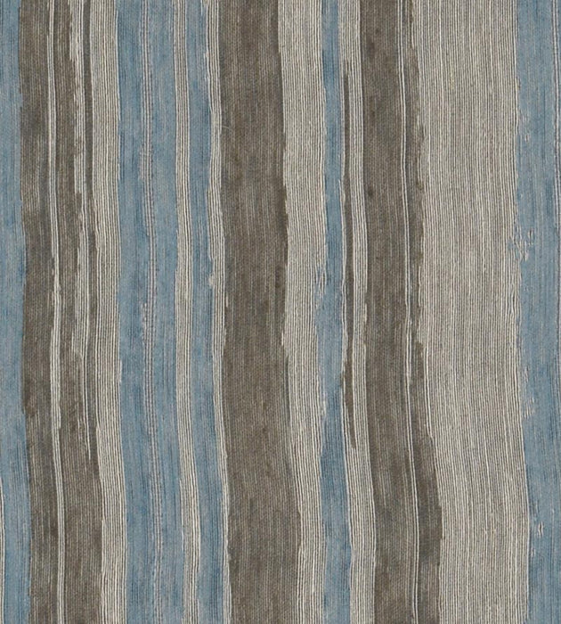 Christian Fischbacher Triga Blue Fabric Sample CH06870709