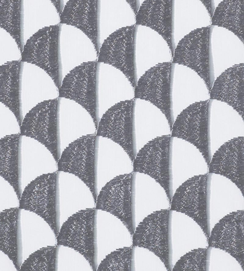 Christian Fischbacher Tesoro Smoke Fabric Sample CH43270715