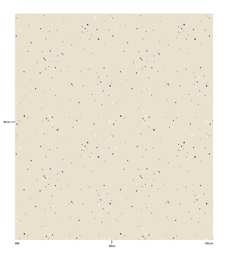 Christian Fischbacher Jubilee Moonbeam Fabric Sample CH45980800