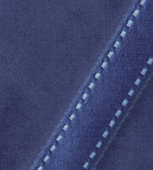 Christian Fischbacher Rhombus Ocean Fabric Sample CH42880801