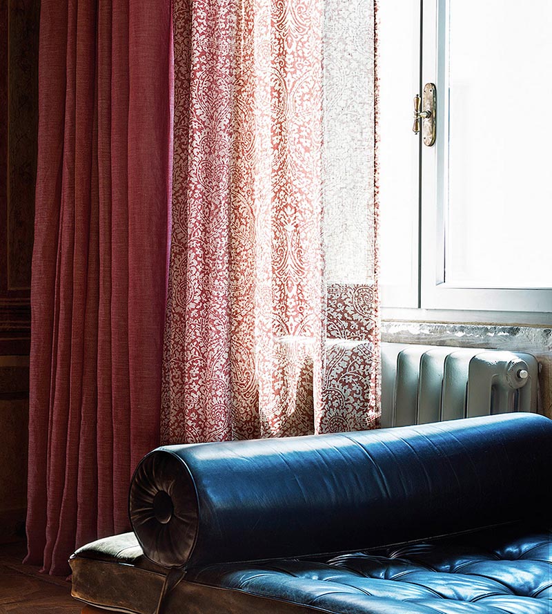 Christian Fischbacher Trionfo Pomegranate Fabric CH06880802