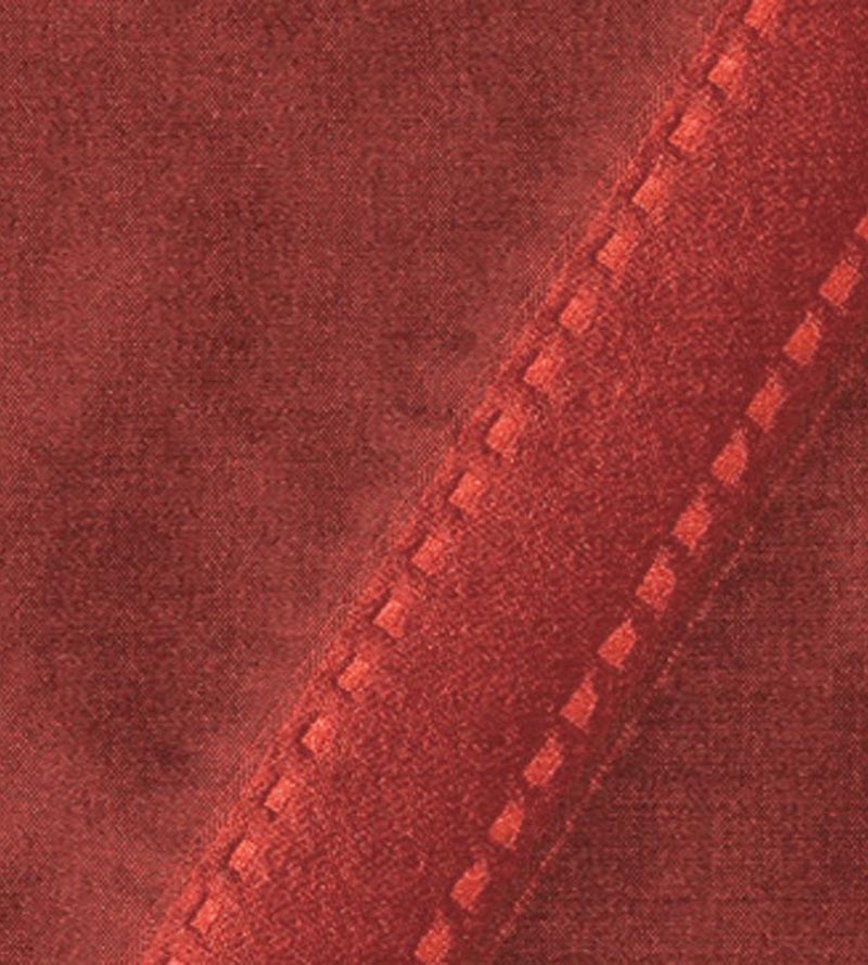 Christian Fischbacher Rhombus Ruby Fabric Sample CH42880802