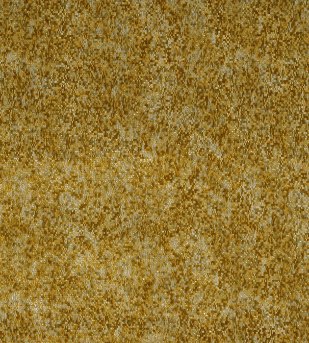 Christian Fischbacher Velvet Pixel Gold Fabric Sample CH44880803