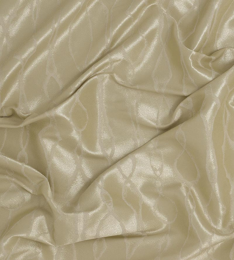 Christian Fischbacher Artemis Fr Champagne Fabric Sample CH14460807