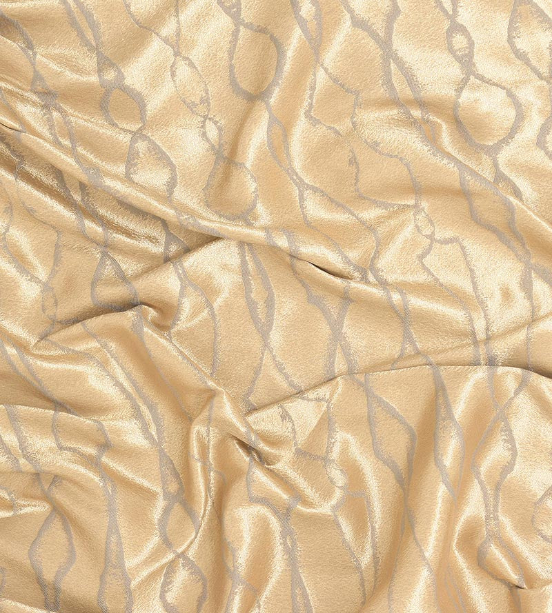 Christian Fischbacher Artemis Fr Maize Fabric Sample CH14460827
