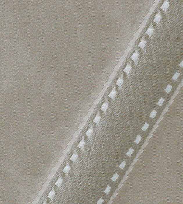 Christian Fischbacher Rhombus Gray Owl Fabric Sample CH42880827