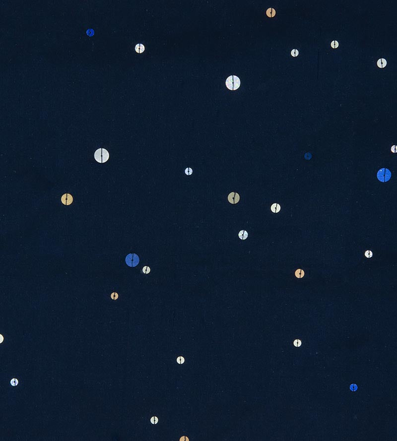 Christian Fischbacher Jubilee Constellation Fabric Sample CH45980841